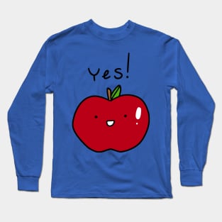 Yes Apple Long Sleeve T-Shirt